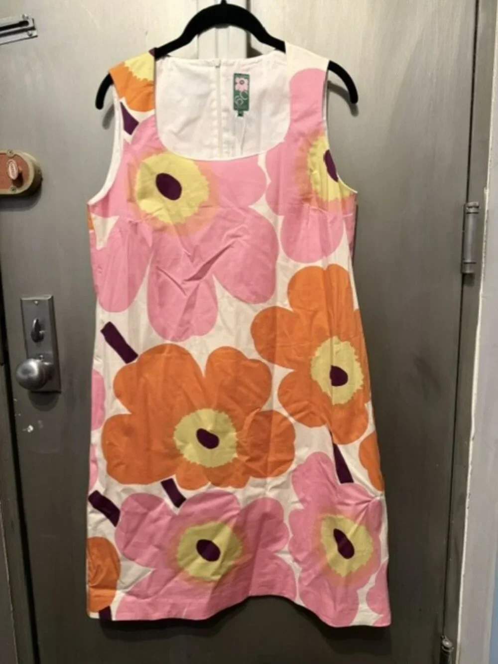 Marimekko Kestit Unikko Poplin Mini Shift Dress - NWT - RARE - Picture 6 of 16